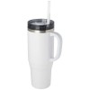 Melbourne 1200 ml RCS certified insulated tumbler with straw in White