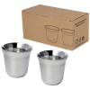 Duo 80 ml RCS certified stainless steel espresso cup set  in Silver