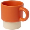 Olympia 130 ml stackable expresso cup with clay bottom in Orange