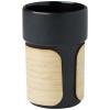 Fika 340 ml tumbler with bamboo sleeve in Solid Black