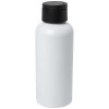 Trinity 600 ml RCS certified recycled aluminium water bottle with RPET lid in White