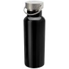 Thor 500 ml RCS certified recycled stainless steel water bottle in Solid Black