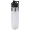 Dylan 650 ml Tritan water bottle with flip spout lid in Transparent Clear