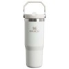 Stanley 890 ml IceFlow™ flip straw tumbler in Frosted White