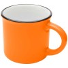 Bari 240 ml ceramic mug in Orange