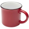 Bari 240 ml ceramic mug in Red