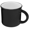 Bari 240 ml ceramic mug in Solid Black