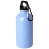 Oregon 400 ml RCS certified single wall stainless steel water bottle with carabiner in Cloud Blue