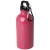 Oregon 400 ml RCS certified single wall stainless steel water bottle with carabiner in Magenta