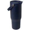 Bronx 900 ml RCS recycled stainless steel copper vacuum insulated tumbler with dual function lid in Navy