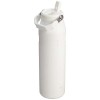Stanley IceFlow™ 2.0 1.06 litre water bottle with flip straw in Frosted White