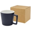 Cali 370 ml ceramic mug with matt finish in Navy Blue