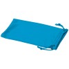 Clean microfibre pouch for sunglasses in Process Blue