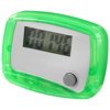 In shape pedometer in green-and-white-solid