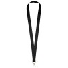 Impey lanyard with convenient hook in Solid Black