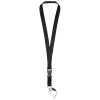 Sagan phone holder lanyard with detachable buckle in Solid Black