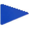 Frosty triangular recycled plastic ice scraper in Royal Blue