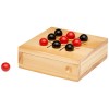 Strobus wooden tic-tac-toe game in Natural