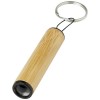 Cane bamboo key ring with light in Natural