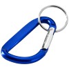 Timor RCS recycled aluminium carabiner keychain in Royal Blue