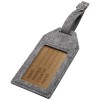 Tie luggage tag in Grey