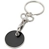 Rory keyring with trolley coin in Solid Black