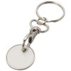 Rory keyring with trolley coin in White