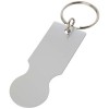 Rhea shopping cart keyring in Silver