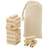 Jumble wooden toppling tower game in Natural