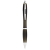 Nash ballpoint pen coloured barrel and black grip in black-solid