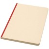 Liliana A5 sugarcane and RPET soft cover notebook in Brick