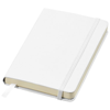 Classic A6 hard cover pocket notebook in white-solid