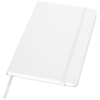 Classic A5 hard cover notebook in white-solid