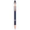 Nanna ballpoint pen with rose gold finish (black ink) in Ocean Blue