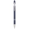 Kish ballpoint pen with silver finish (black ink) in Navy