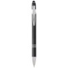 Kish ballpoint pen with silver finish (black ink) in Solid Black