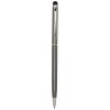 Ore aluminium ballpoint pen with stylus (blue ink) in Titanium