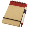 Zuse A7 recycled jotter notepad with pen in Natural