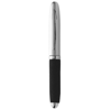 Vienna ballpoint pen in silver-and-black-solid