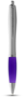 Nash Ballpoint Pen With Silver Barrel And Coloured Grip in purple-and-silver
