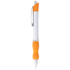 Bubble ballpoint pen in silver-and-orange