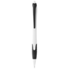 Santa Monica ballpoint pen in white-solid-and-black-solid