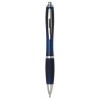 Nash ballpoint pen with coloured barrel and grip in Indigo Blue