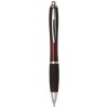 Nash ballpoint pen with coloured barrel and grip in Merlot