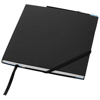 Delta hard cover notebook in black-solid