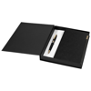 Notebook gift set in black-solid