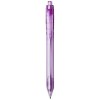 Vancouver recycled PET ballpoint pen (black ink) in Transparent Purple