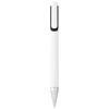 Nassau ballpoint pen in white-solid-and-black-solid