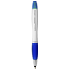 Nash Stylus Ballpoint Pen And Highlighter in silver-and-royal-blue