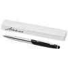 Geneva Stylus Ballpoint Pen in black-solid-and-silver